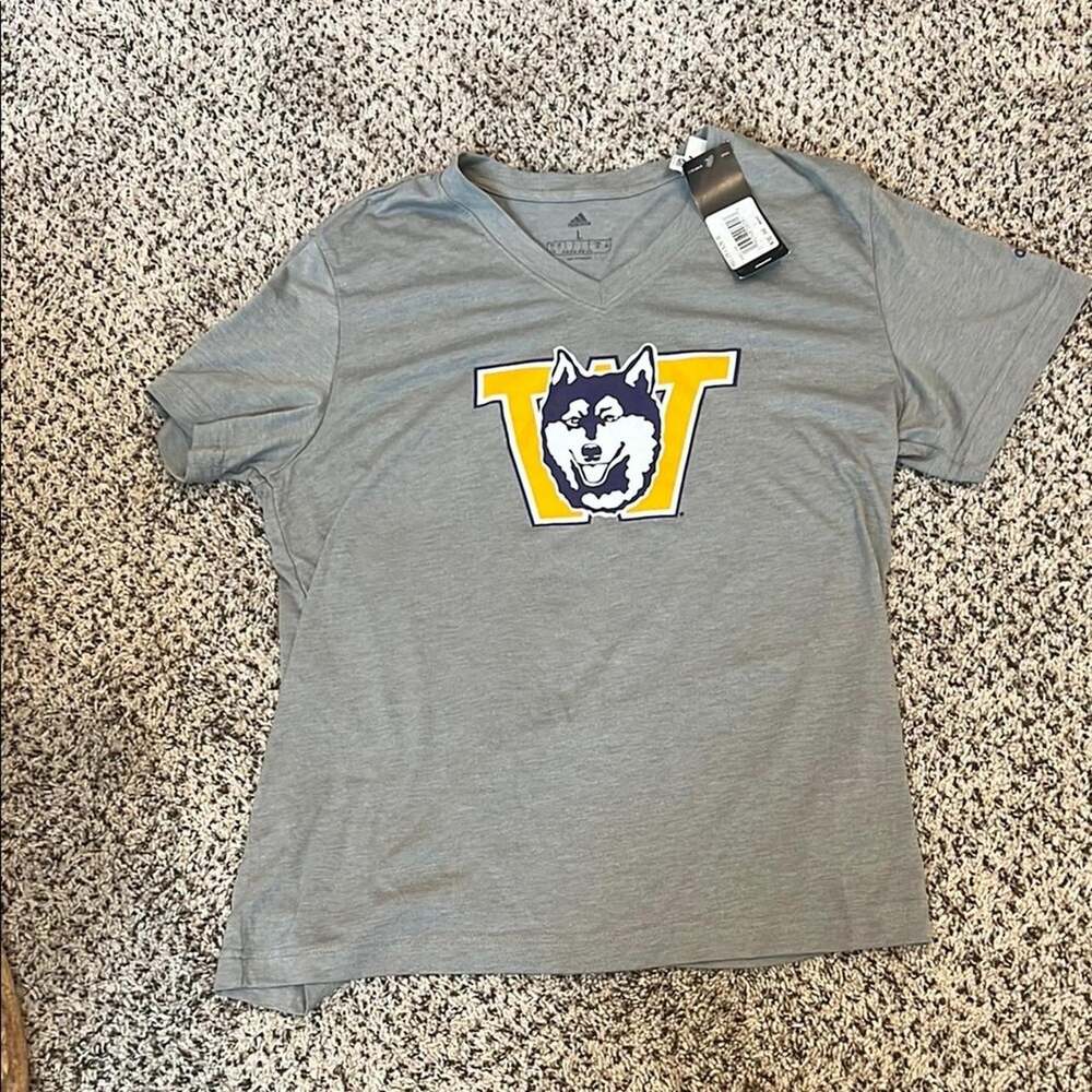 Adidas Women's Grey T-shirt